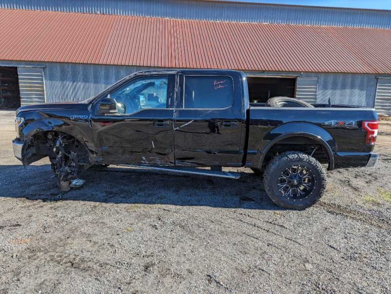 2018-2020 Ford F150 4x4 Pickup Truck Driver Rear Door Panel Card Black 2490 - The Parts Farm