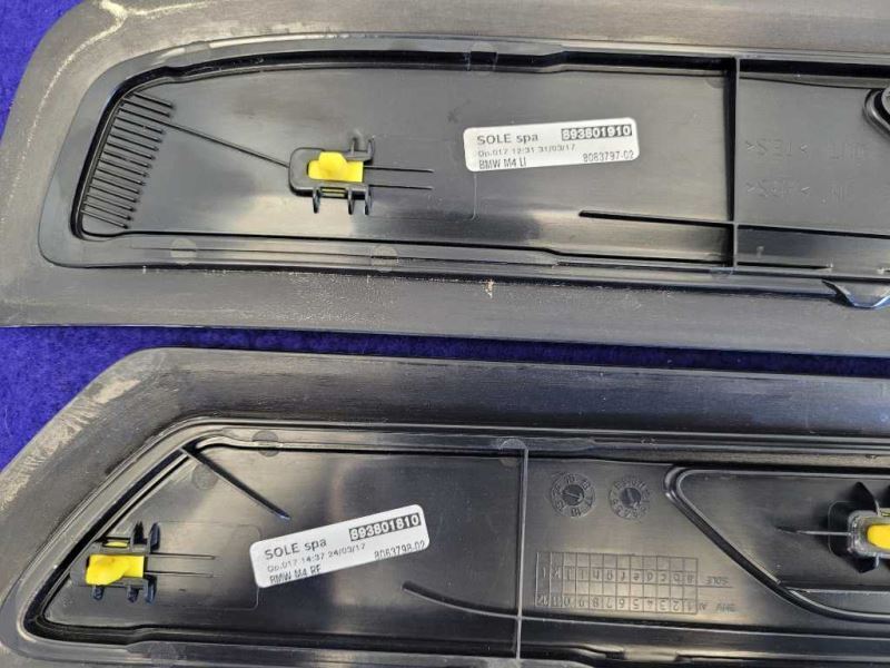 2015-2020 BMW M4 F82 F83 Door Sill Plates Panels Driver Passenger Scuff - The Parts Farm