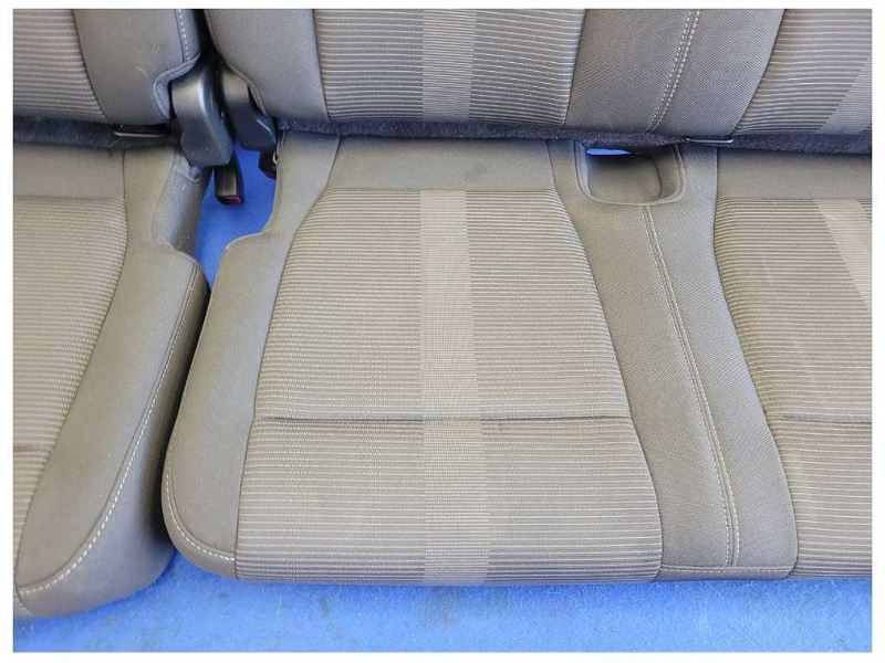 2015-2020 Ford F150 Pickup Truck Rear Cloth Black Split Seat Crew Cab 2369 - The Parts Farm