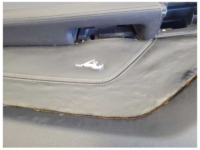 2011-2014 Ford Mustang GT Passenger RH Front Coupe Door Panel *Peeling* 2479 - The Parts Farm