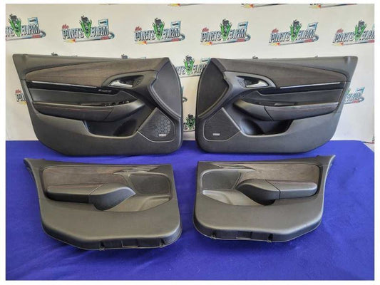 2014-2015 Chevrolet SS 6.2L Sedan Door Panels Front Back Suede Card 2350