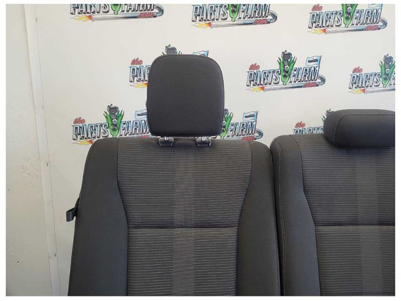 2015-2020 Ford F150 Pickup Truck Rear Cloth Black Split Seat Crew Cab 2369 - The Parts Farm