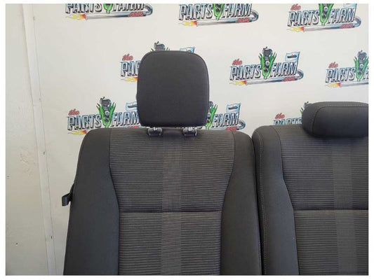 2015-2020 Ford F150 Pickup Truck Rear Cloth Black Split Seat Crew Cab 2369