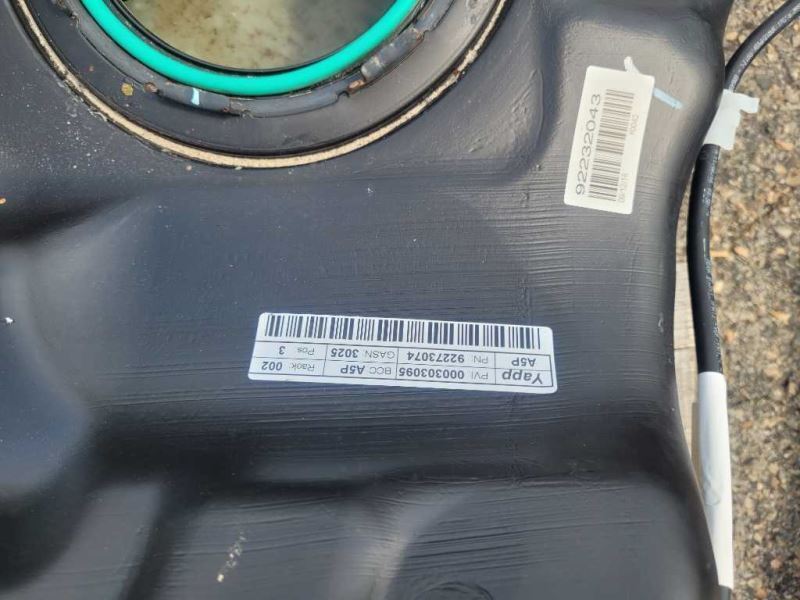 2016-2017 Chevrolet SS 6.2L Sedan Fuel Gas Tank Saddle Bag Plastic 2372 - The Parts Farm