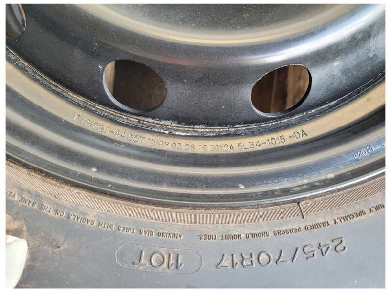 2015-2020 Ford F150 Pickup Truck Wheel 17x7.5 Steel 12 Holes Painted Spare 2358 - The Parts Farm