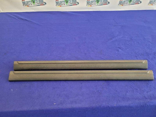 1994-1998 Ford Mustang GT 5.0 Convertible Pair Door Sill Scuff Plates Black 2406 - The Parts Farm