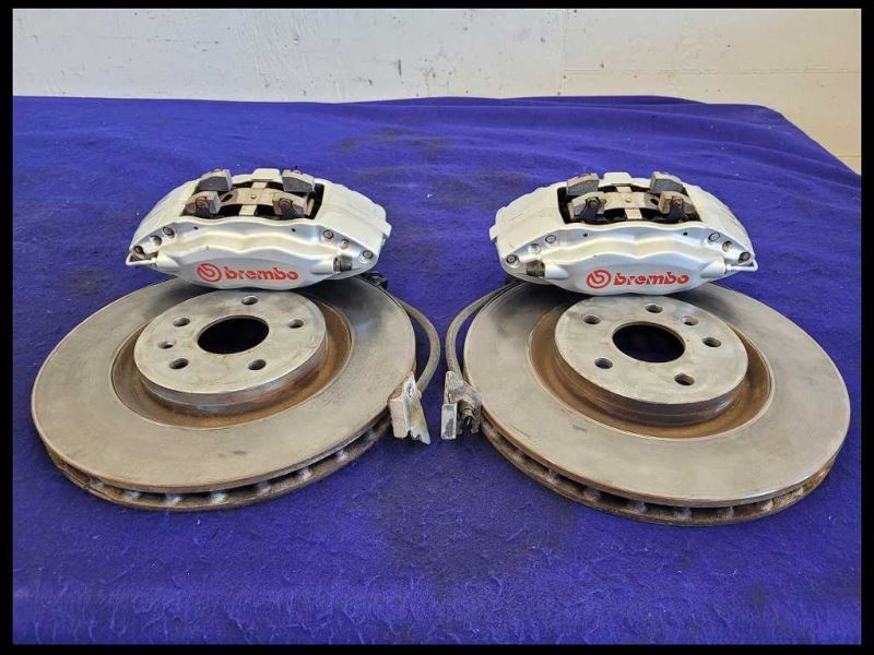 2014-2017 Chevrolet SS LS3 6.2L Pair Front Calipers Brakes Pads Lines Hoses - The Parts Farm