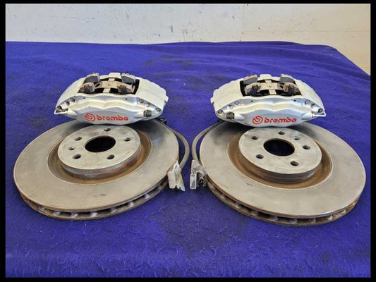 2014-2017 Chevrolet SS LS3 6.2L Pair Front Calipers Brakes Pads Lines Hoses - The Parts Farm