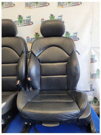 2001-2006 BMW M3 E46 M/T Coupe Set Black Seats Leather Front Back *Worn* 2445 - The Parts Farm