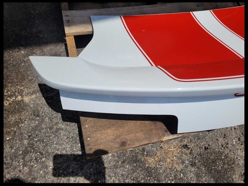 2014-2015 Chevrolet Camaro SS Coupe Rear Back Deck Lid Spoiler D80 Paint White - The Parts Farm