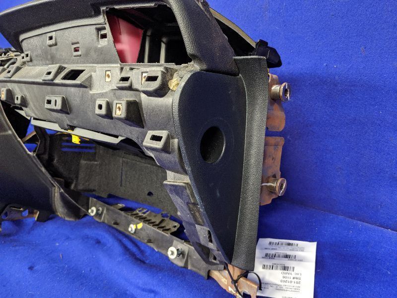 2015-2017 Ford Mustang GT S550 Dash Panel No Gauge Pack Board Red Stitching - The Parts Farm