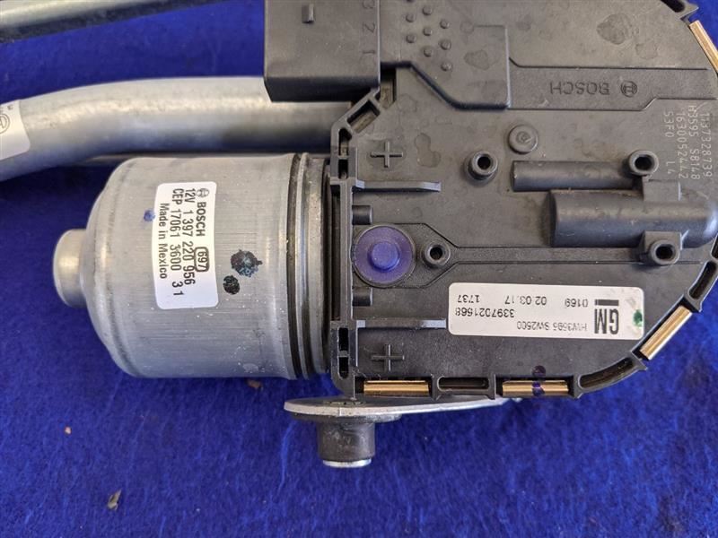 2016-2018 Cadillac CTS V 6.2L LT4 Sedan Windshield Wiper Motor Linkage Front - The Parts Farm