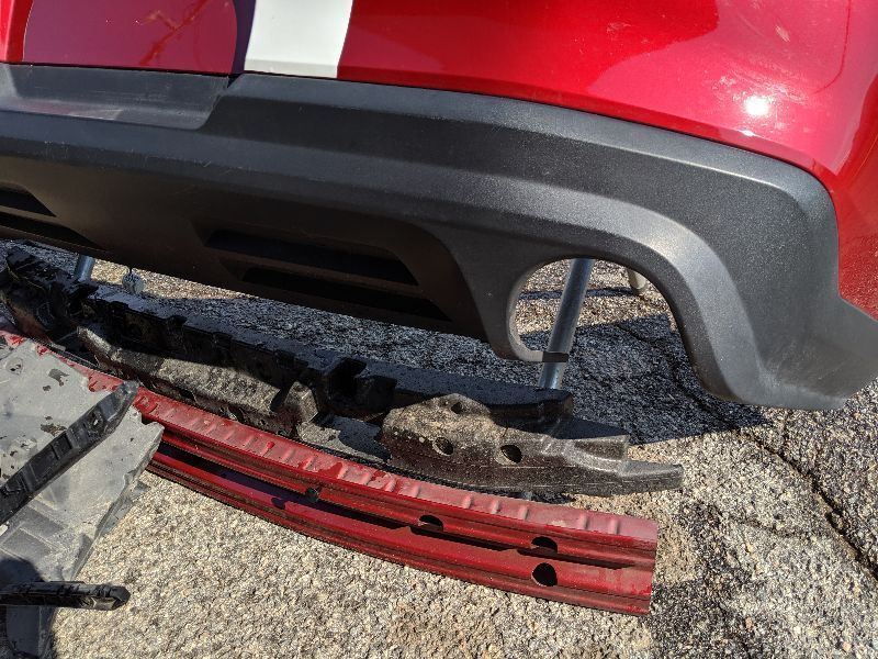 2010-2012 Ford Mustang GT Rear Bumper Dual Exhaust NO Park Assist Code RZ - The Parts Farm