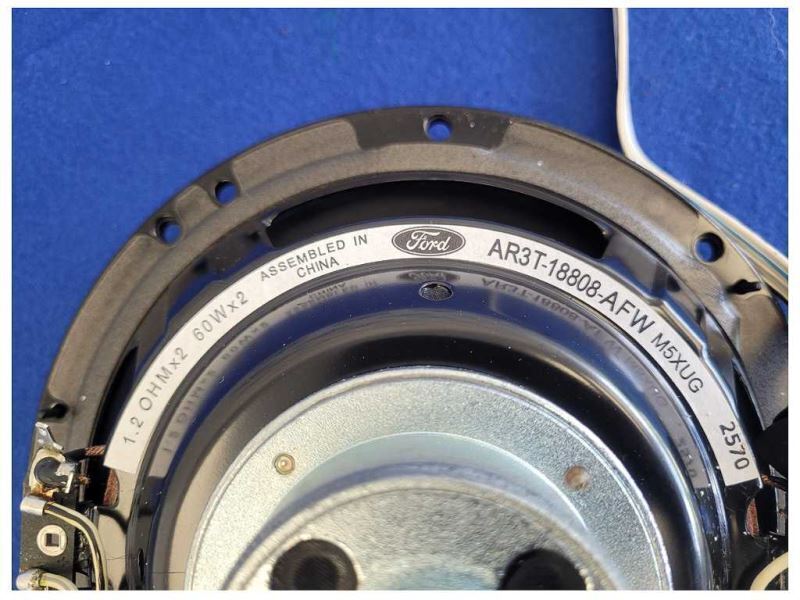 2011-2014 Ford Mustang GT Driver Left Front Door Speaker Sound Noise 2545 - The Parts Farm