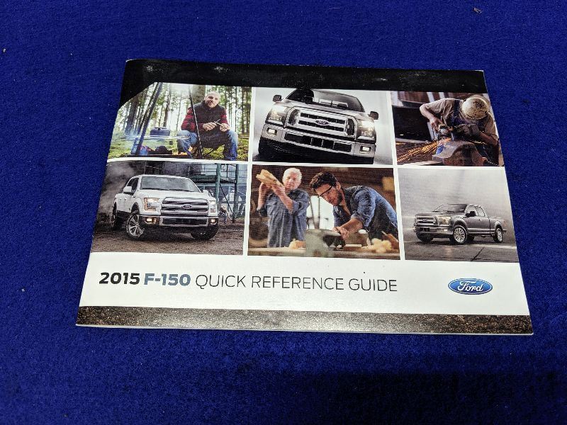2015 Ford F150 Pick-up Truck Owners Manual Book Pamphlet - The Parts Farm