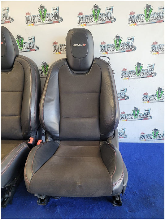 2013 Chevrolet Camaro ZL1 Convertible Set Leather Seats Bucket Alcantara 2930