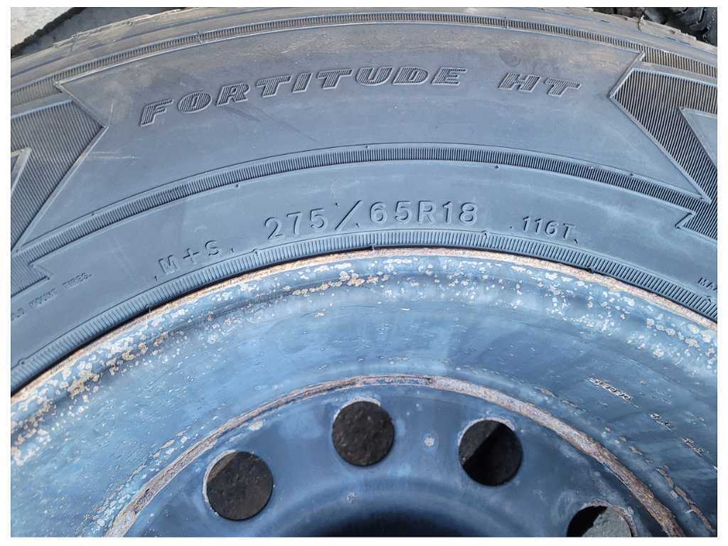 2015-2022 Ford F150 Pickup Truck Wheel 17x7.5 Steel 12 Holes Painted Spare 2505 - The Parts Farm