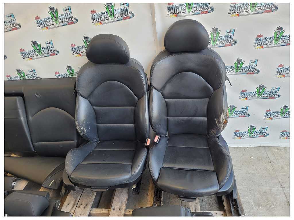 2003 BMW M3 Coupe Black Interior Swap Trim Seats Moldings Door Panel 1899 - The Parts Farm