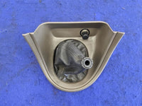 1999-2004 Ford Mustang Cobra SVT DOHC 4.6L Shifter Bezel Trim Brown Boot Leather - The Parts Farm