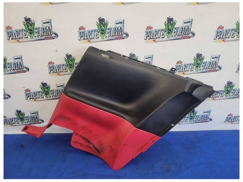1994-1998 Ford Mustang GT Coupe Passenger Rear Quarter Plastic Trim Red Black - The Parts Farm