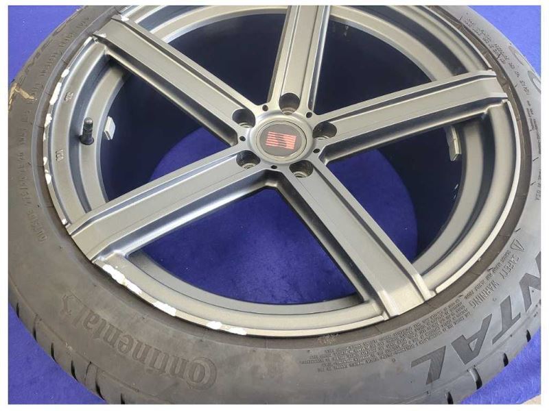 2015-2023 Ford Mustang GT S550 Saleen Rear Wheel 20x10.5 Black Scuffs 2411 - The Parts Farm