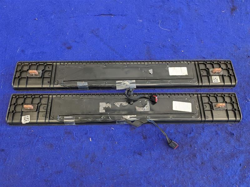 2015-2023 Ford Mustang GT S550 Pair Lighted Door Sill Plates Scuff 2227 - The Parts Farm