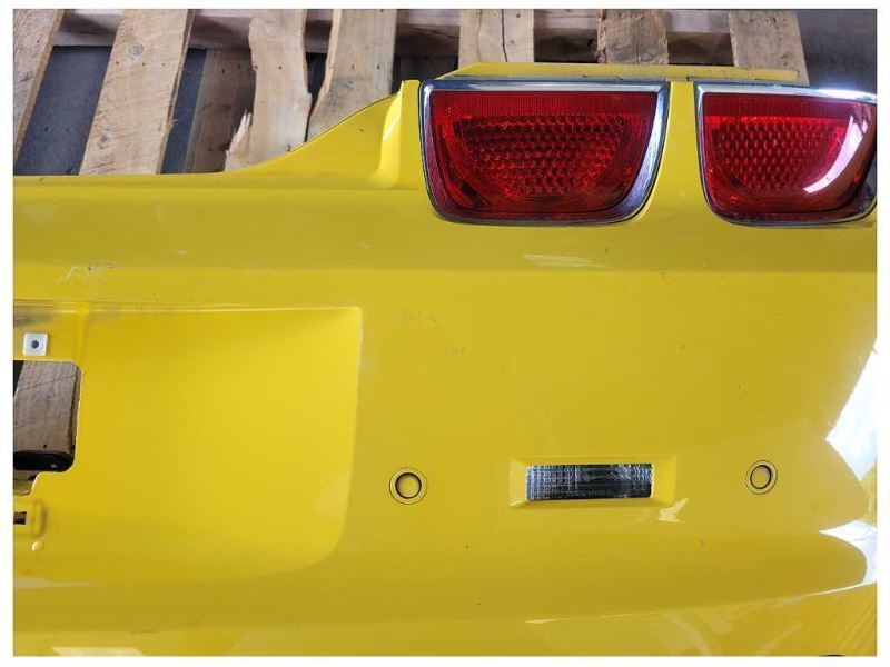 2010-2013 Chevrolet Camaro Rear Bumper Cover Park Assist UD7 Paint Yellow 2355 - The Parts Farm