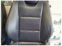 2012-2015 Chevrolet Camaro SS Convertible Set Seats Bucket Leather Blue 2582 - The Parts Farm