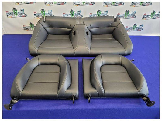 2015-2017 Ford Mustang GT S550 Rear Coupe Leather Seats Upper Lower 2346 - The Parts Farm