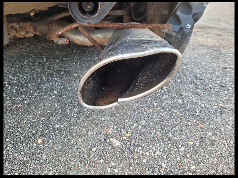2015-2017 Ford Mustang GT S550 Cat Back Muffler Exhaust Bent Pipe Tip - The Parts Farm