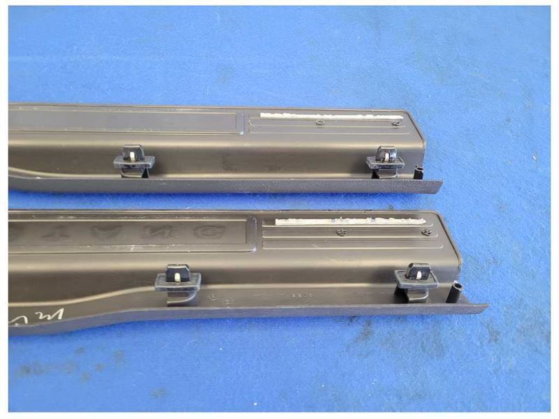 2010-2014 Ford Mustang GT 4.6L Pair Door Sill Plates Scuff Covers Base 2479 - The Parts Farm