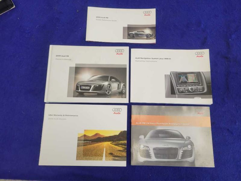 2014 Audi R8 V10 S Tronic Coupe Owner's Manual Biege Book 2136 - The Parts Farm