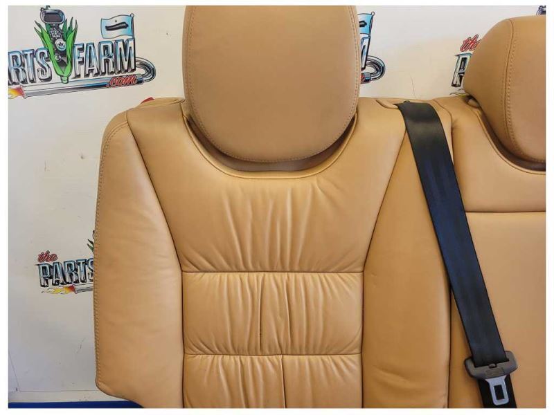 2004-2006 Porsche Cayenne Turbo 4.5L Rear Seat Fold Up Tan Upper Lower 2137 - The Parts Farm