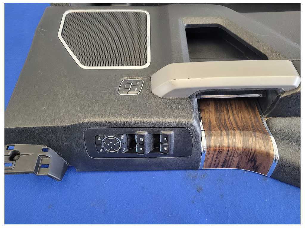 2018-2020 Ford F150 4x4 Pickup Truck Driver Front Door Panel *Scuffs* Black 2490 - The Parts Farm