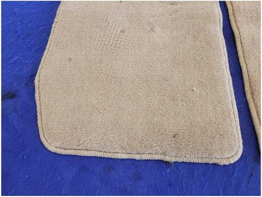 19992004 Ford Mustang GT Convertible Pair Front Floor Mats Tan Carpet 2690