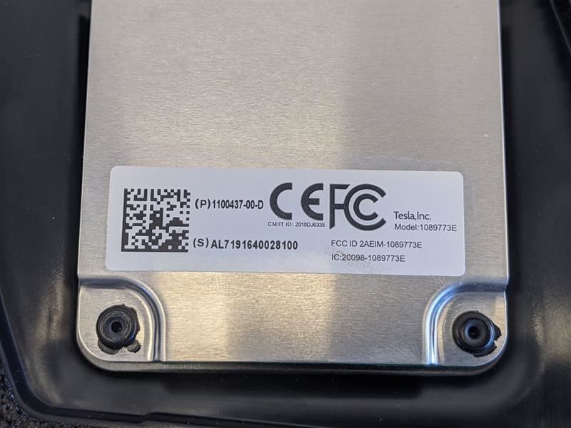 2018 2019 2020 Tesla Model 3 Driver Left LH B Pillar Cover Key Sensor Camera - The Parts Farm