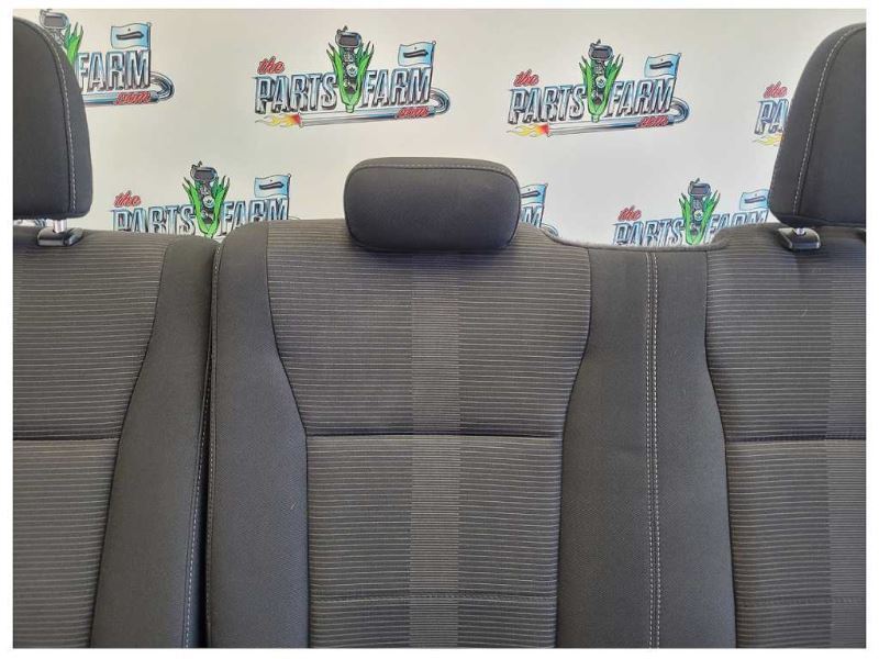 2015-2020 Ford F150 Pickup Truck Rear Cloth Black Split Seat Crew Cab 2369 - The Parts Farm