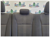 2015-2020 Ford F150 Pickup Truck Rear Cloth Black Split Seat Crew Cab 2369 - The Parts Farm