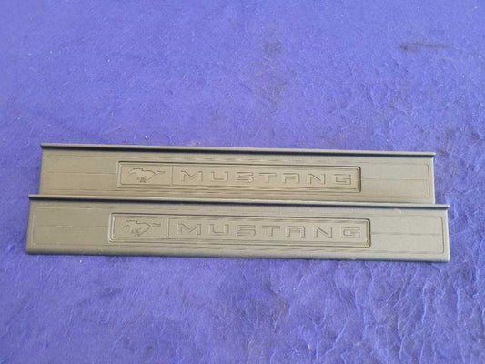 2015-2023 Ford Mustang GT S550 Pair Door Sill Scuff Plates Non Lighted 2433 - The Parts Farm