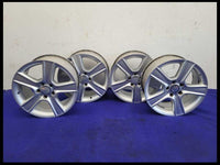 2011-2014 Mercedes Benz C Class Set Wheels 17x7.5 17x8.5 Silver Staggered Rash - The Parts Farm