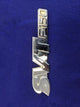 1999-2004 Ford Lightning F150 SVT Pickup Truck Emblem Rear Tail Gate Back Silver - The Parts Farm