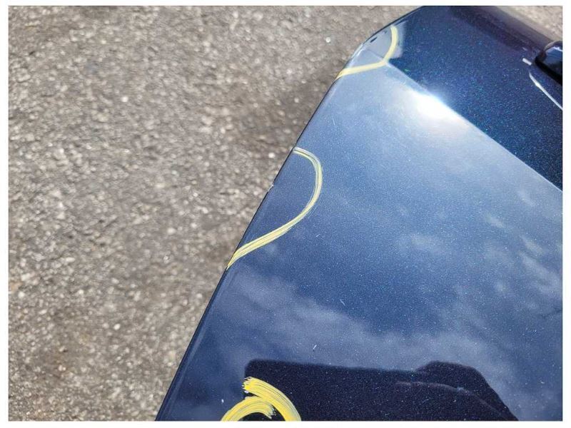 2010-2015 Chevrolet Camaro SS Passenger Front Door Coupe Shell Paint Blue 2462 - The Parts Farm