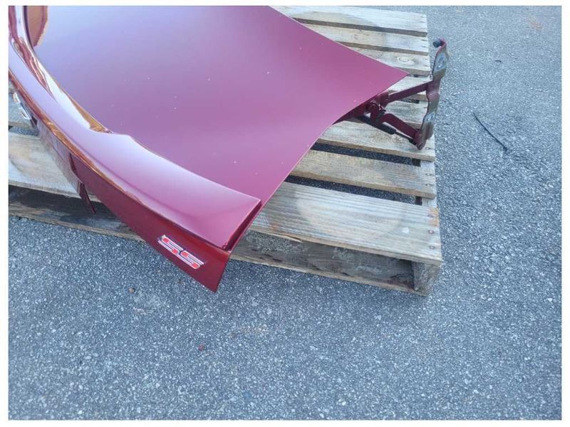 2010-2013 Chevrolet Camaro SS Deck Lid Trunk Coupe Spoiler Paint Maroon 2332 - The Parts Farm