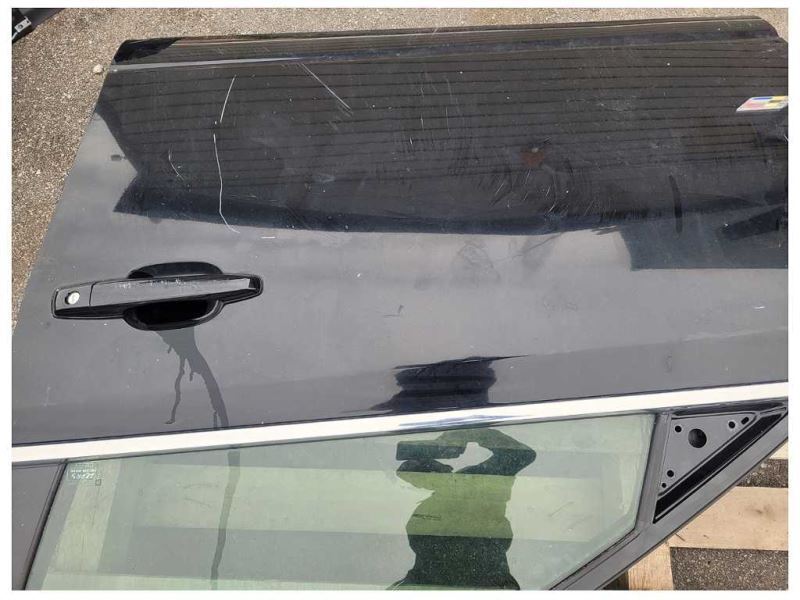 2008-2014 Cadillac CTSV Driver Left Front Door Paint Black *Bent Corner* 869 - The Parts Farm