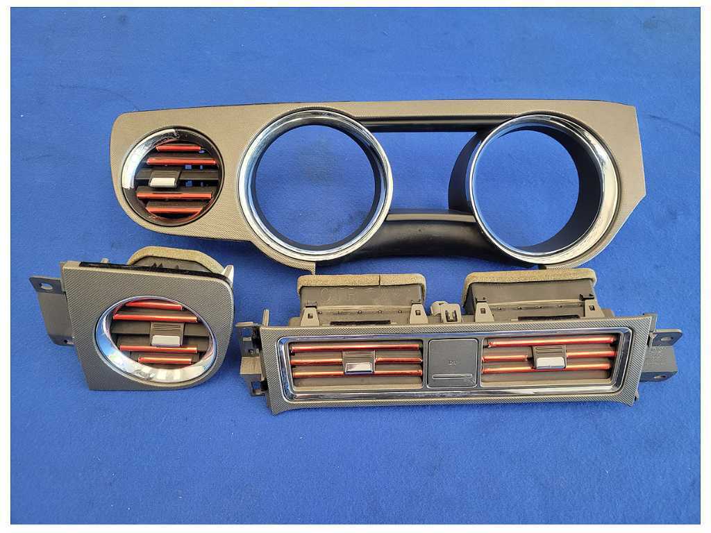 2011-2014 Ford Mustang GT S197 Dash Trim Kit Vent Molding Front Cover 2530 - The Parts Farm
