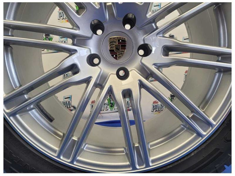 NEW 2019+ Porsche Cayenne S Turbo Wheels Rim 22x10 Tires new Continental 285/45 - The Parts Farm