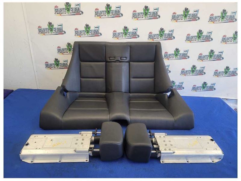 2001-2006 BMW M3 Convertible Rear Back Seat Black Leather Upper Lower 2451 - The Parts Farm