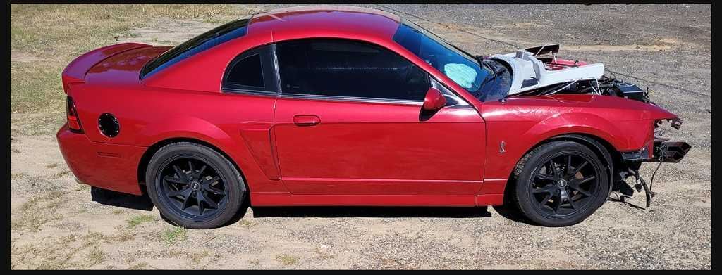 2003-2004 Ford Mustang Cobra SVT DOHC 4.6L Driver Knee Kick Panel Steering 2260 - The Parts Farm