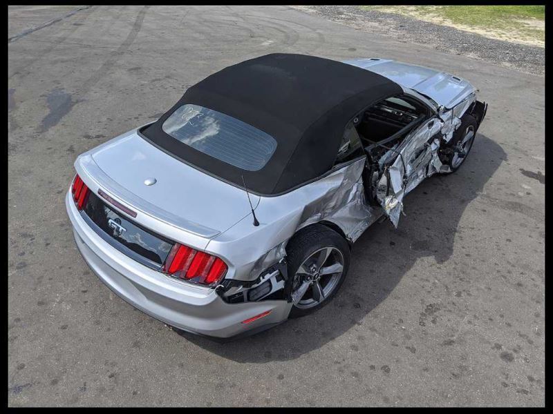 2015-2017 Ford Mustang GT S550 Seat Belt Front Passenger Right Convertible - The Parts Farm