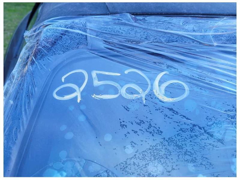 1994-1998 Ford Mustang GT Cobra Gas Cap Door Fuel Lid Paint UA 2526 - The Parts Farm